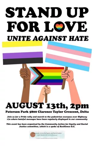Stand Up for Love Rally Poster